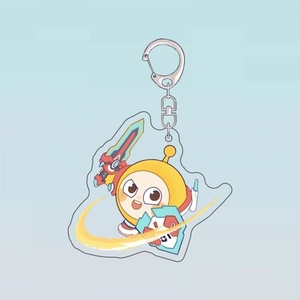 New Egg Boy Party Super Arena Q Edition Keychain Game Cartoon Cute Hanging Bag Pendant - Image 3