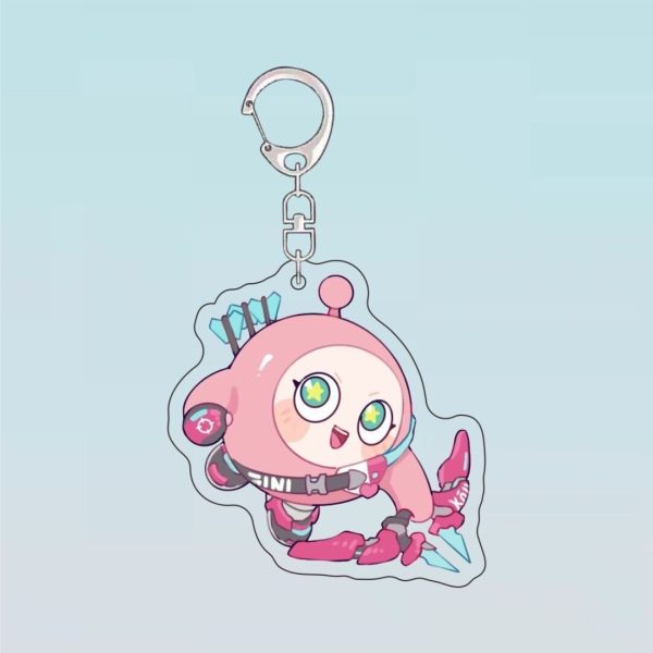 New Egg Boy Party Super Arena Q Edition Keychain Game Cartoon Cute Hanging Bag Pendant - Image 4