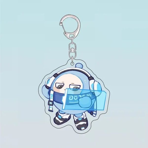 New Egg Boy Party Super Arena Q Edition Keychain Game Cartoon Cute Hanging Bag Pendant - Image 5