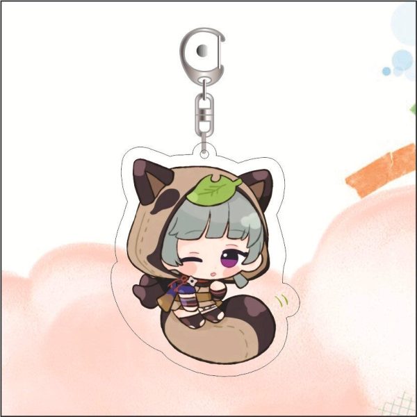 Q-version acrylic keychain pendant cartoon cute new product Wanye friend keychain anime cartoon - 图片 3