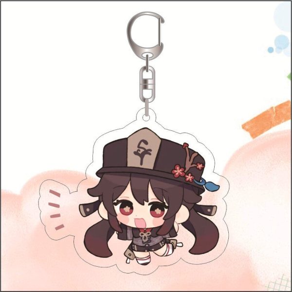 Q-version acrylic keychain pendant cartoon cute new product Wanye friend keychain anime cartoon - 图片 6