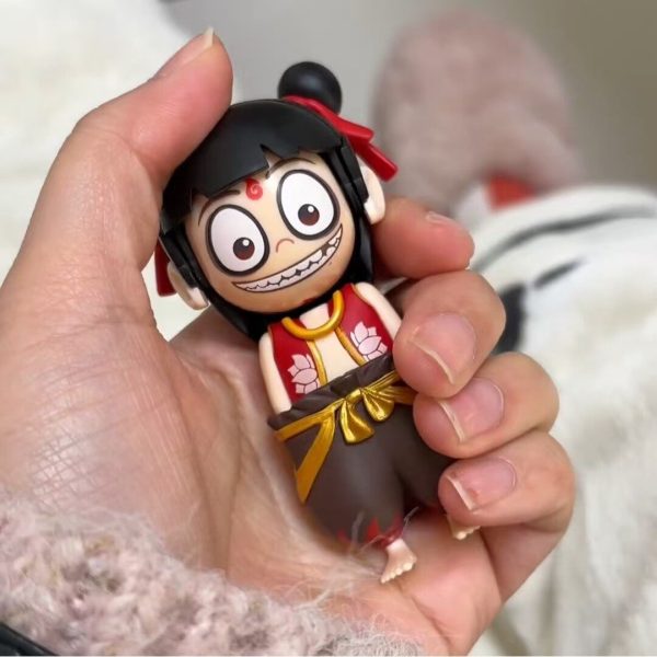 Nezha Emoji Face Changing Toy Press Face Changing Pendant Fun Creative Keychain · Nezha Face Changing Toy - Image 2