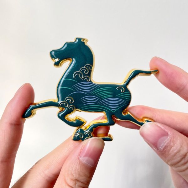 Gansu Gift Cultural and Creative Ma Ta Fei Yan Metal Refrigerator Sticker Gansu Tourism Souvenir Handicrafts Companion Gift - Image 3