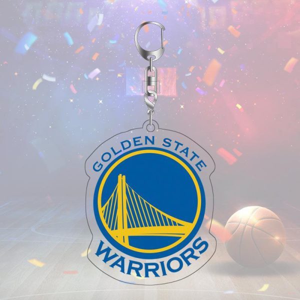 Customer gathering · NBA basketball star team logo acrylic double-sided high-definition keychain pendant 6cm Lakers, Nets, Bucks - Image 5