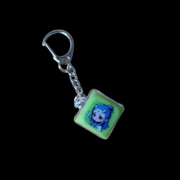 Nezha 2: The Magic Child Roars in the Sea, Boiling in the Sea, Surrounding Emojis, Glowing, Decompression, Voice Creation, Button Pendant, Keychain - 图片 2