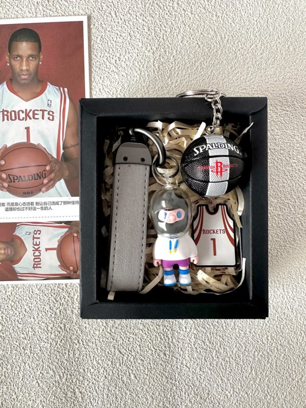 McGrady | Co branded jersey, basketball keychain, birthday gift, fan gift, NBA star merchandise gift, McGrady Rockets jersey, hoodie boyfriend Bob, Rockets basketball - 图片 2