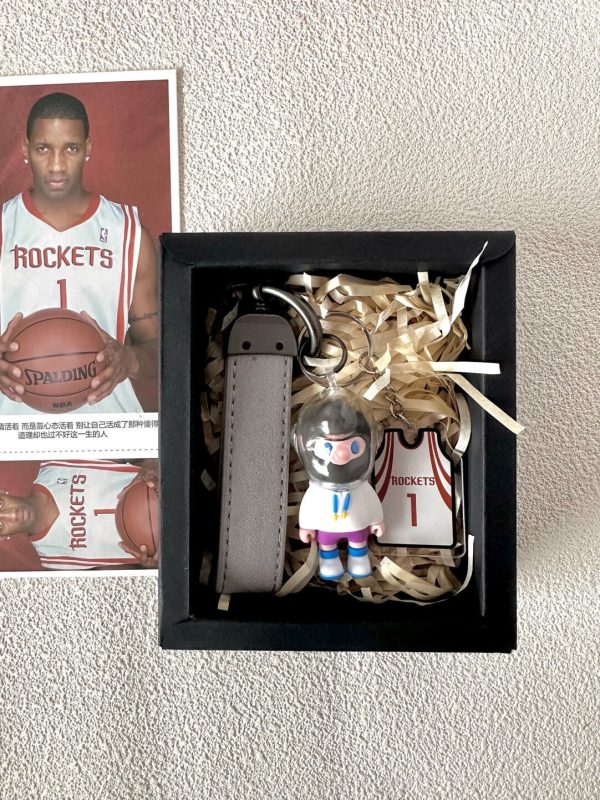 McGrady | Co branded jersey, basketball keychain, birthday gift, fan gift, NBA star merchandise gift, McGrady Rockets jersey, hoodie boyfriend Bob, Rockets basketball - 图片 3