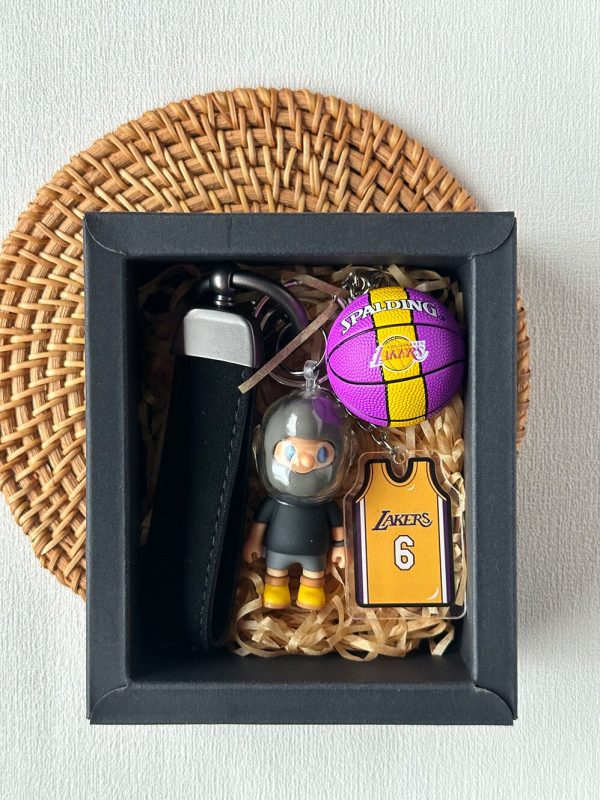 James | NBA basketball star keychain gift Bob doll collaboration birthday gift basketball gift - Image 3