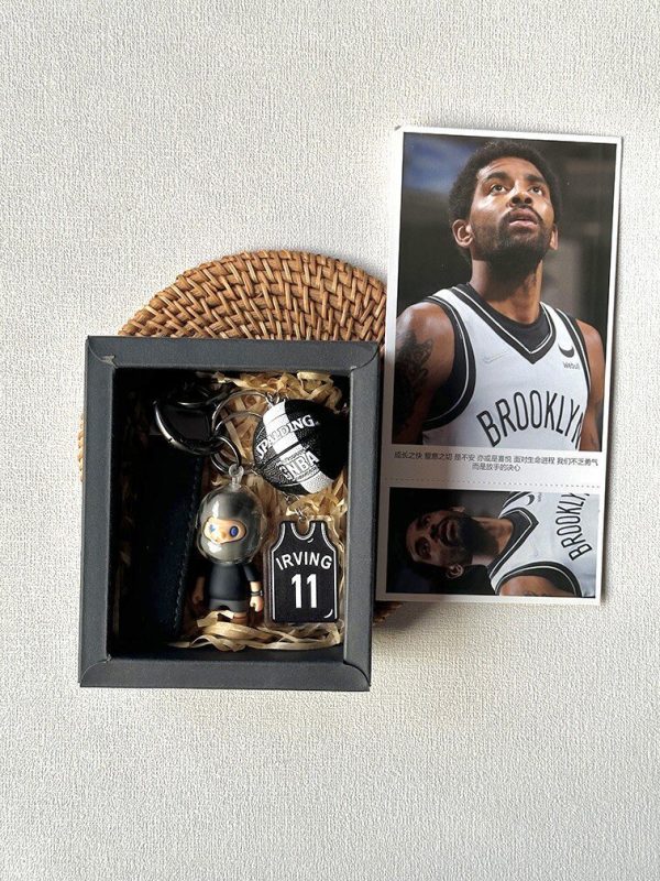 Irving | Co branded jersey, basketball keychain, birthday gift, fan gift, NBA star merchandise gift - Image 3