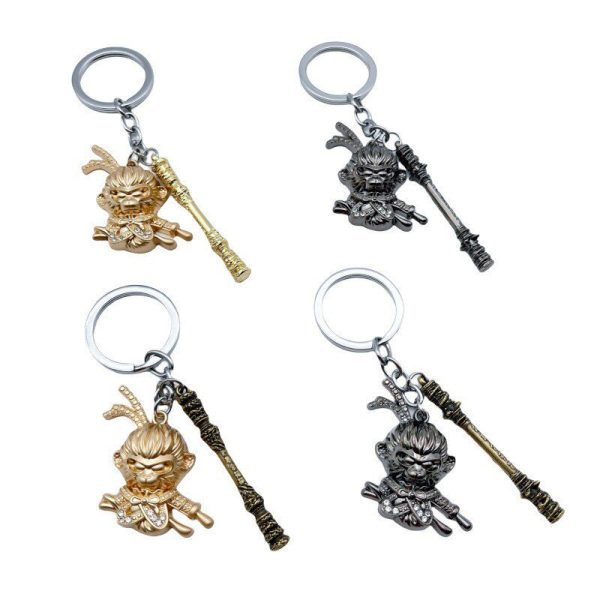 Mythical Wukong Mini Ruyi Golden Hoop Stick, Wukong Handheld Model, Keychain, Game Accessories, Backpack Pendant - Image 3