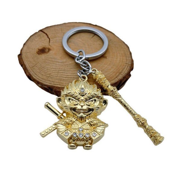 Mythical Wukong Mini Ruyi Golden Hoop Stick, Wukong Handheld Model, Keychain, Game Accessories, Backpack Pendant - 图片 7