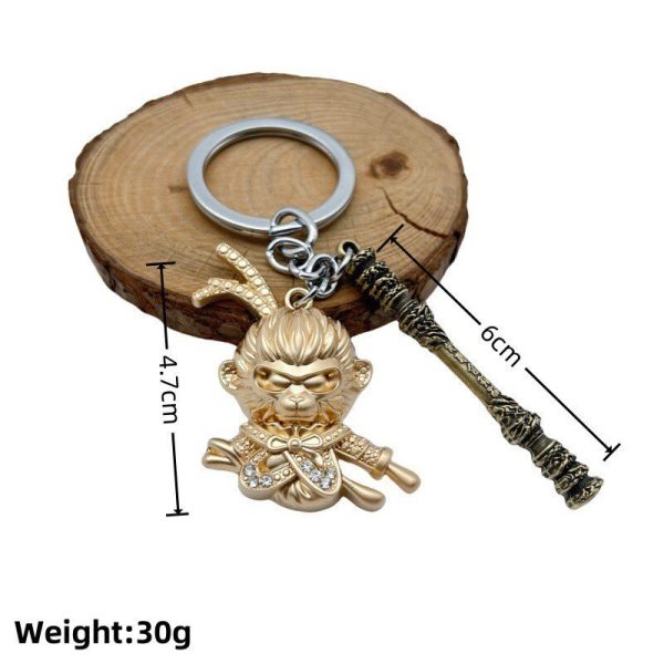 Mythical Wukong Mini Ruyi Golden Hoop Stick, Wukong Handheld Model, Keychain, Game Accessories, Backpack Pendant - Image 10